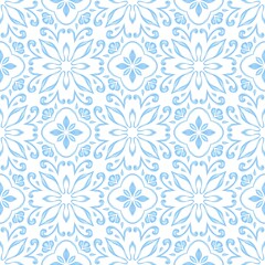 vector seamless pattern with snowflakes