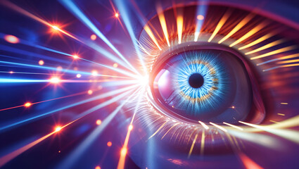 Futuristic Visionary Art Depicting a Cosmic Consciousness with Transcendent Energy Patterns