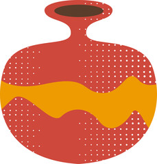 Minimalist Vase Design Element Set