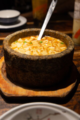 Stone Pot Chicken Soup with Tofu