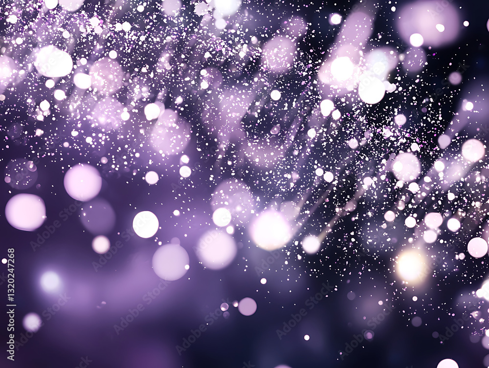 Poster sparkling bokeh effects digital space graphic design abstract close-up creative visualization
