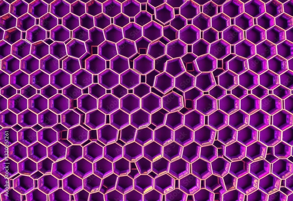 Poster regular hexagonal honeycomb pattern, isolated on white, honeycomb, backdrop