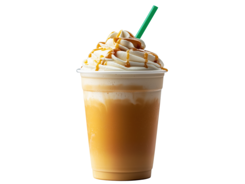 Savor the Delight of a Creamy Caramel Frappuccino: A Rich and Refreshing Dessert Drink for Any Time of Day That Perfectly Satisfies Your Sweet Cravings!