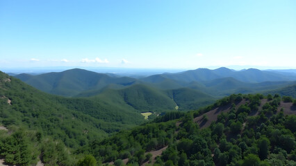 Obraz premium 阿蘇山の超広角パノラマ景観