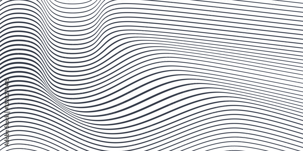 Poster vector illustration of the gray pattern of lines abstract background. eps10.