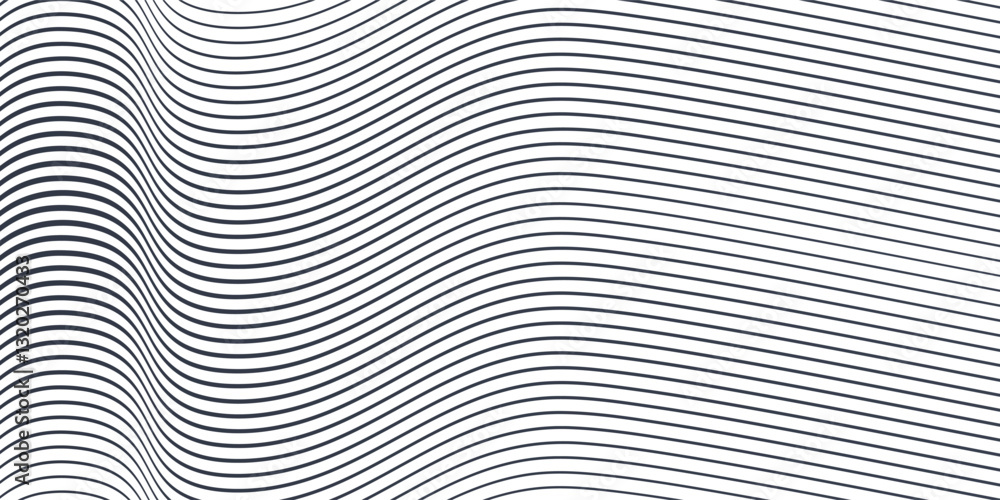 Poster vector illustration of the gray pattern of lines abstract background. eps10.