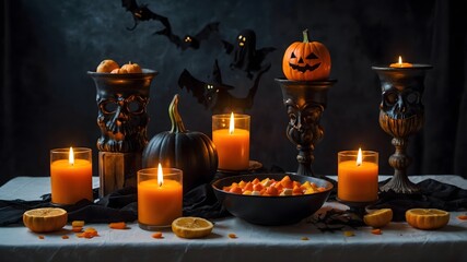 Frightful Feast: A Haunted Table of Halloween Delicacies