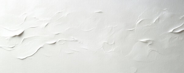 Textured White Wallpaper Background with Wave Pattern in Impressionist Style