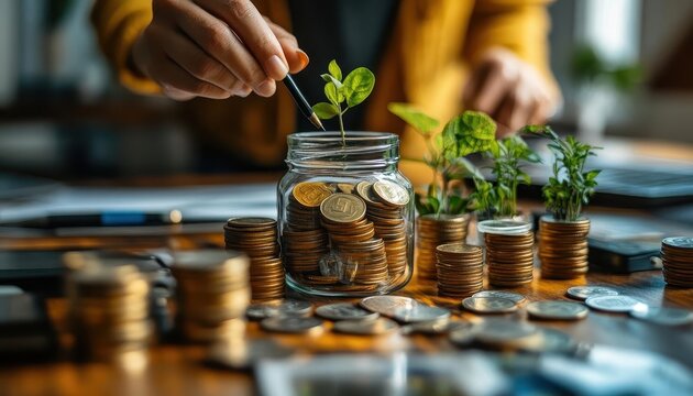 Individuals saving for retirement through 401k and IRA accounts, Retirement Savings, Longterm and futurefocused