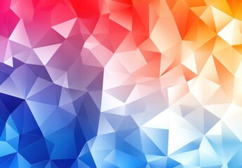 Fototapeta premium Abstract colorful polygonal background with gradient triangles