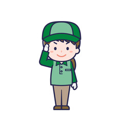 配達員／女性 02