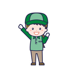 配達員／女性 06