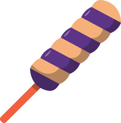 Spooky Candy Halloween with Cartoon Design. Vector Illustration.