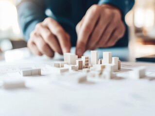 Urban Planning Renaissance Minimalist Architectural Models Reveal Next-Gen Smart City Design and Strategic Development Innovations for Sustainable Urbanization