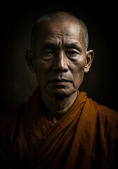 Fototapeta premium Monk's face