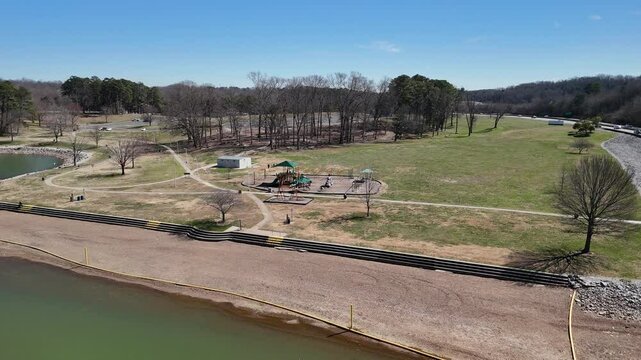 Chickamauga Dam, Chattanooga, TN, 4K drone footage