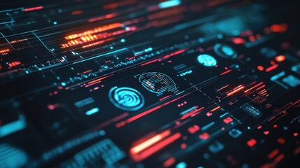 A close-up of an AI algorithm running on a screen, helping to predict the success trajectory for business goals and strategies.