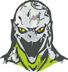 scary halloween monster