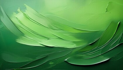 Fototapeta premium abstract green background paintings with gradients and brushstrokes