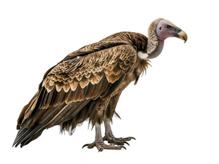 Fototapeta premium Majestic White-backed Vulture: A Close-Up Portrait