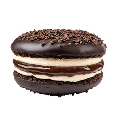 Double Chocolate Macaron Recipe transparent background