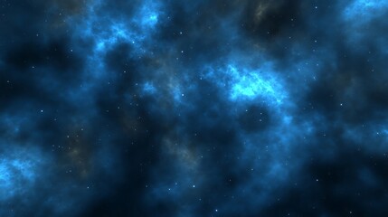 Fototapeta premium An abstract image depicting a celestial scene of stars and nebulas