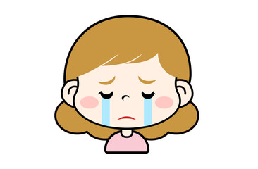 大泣きする女の子