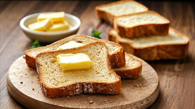 Toast and butter