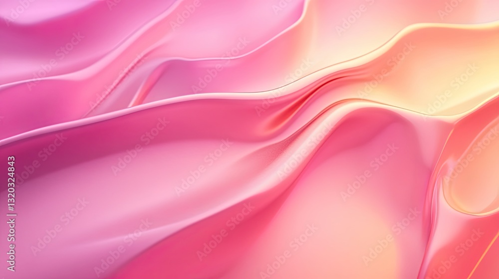 Poster abstract pink gradient background with artistic light reflections and shadow depth for creative desi