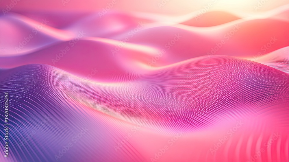 Aufkleber abstract pink gradient background with artistic light reflections and shadow depth for creative desi