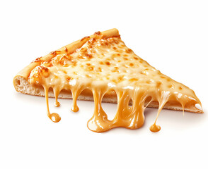 Cheesy Slice: A mouthwatering slice of pizza with abundant, golden, melted cheese, offering a symphony of flavors and textures that tantalize the taste buds