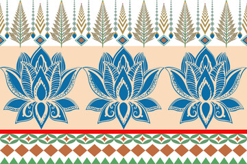 set of seamless patterns with flowers