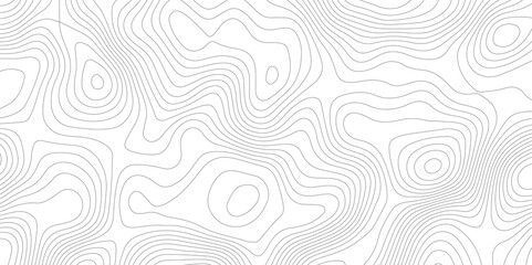 Abstract topography pattern lines sea map area space geometric strip grid line topo map technology modern design white background.