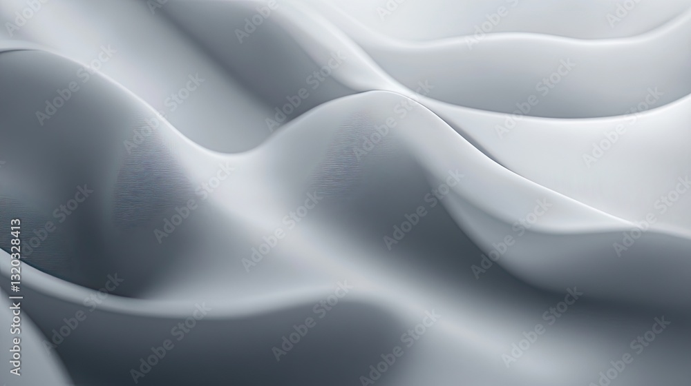 Poster cool gray gradient background with soft, diffused lighting for smooth and modern product visuals