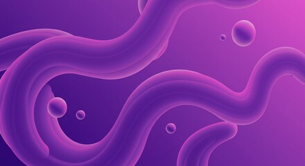 滑らかな紫の抽象模様 幻想的グラデーション背景