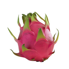 Fototapeta premium Vibrant Dragon Fruit: A Close-Up of Nature's Jewel