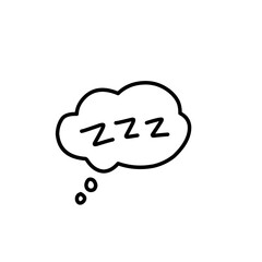 sleep bubble zzz