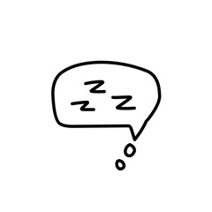 sleep bubble zzz