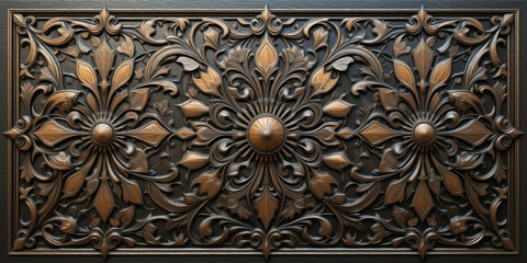 Obraz premium Metal background. Pattern for wallpapers, covers, wall decorations. Oil paint