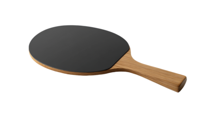ping pong racket and ball