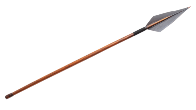 Dart Large arrow like a spear on a transparent background png