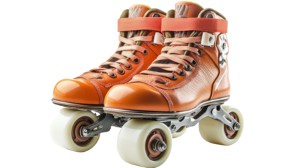 roller skates on a white background