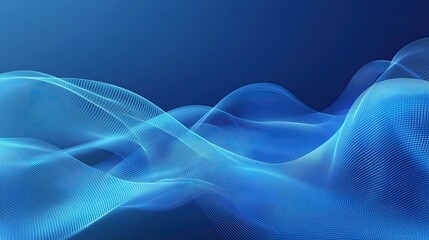 Futuristic blue gradient background with modern digital wave patterns and smooth transitions