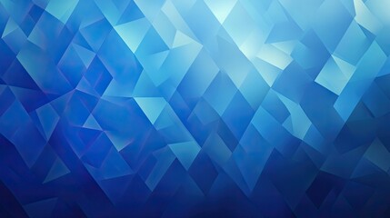 Obraz premium Abstract Blue Geometric Pattern Background Image with Triangles and Polygons