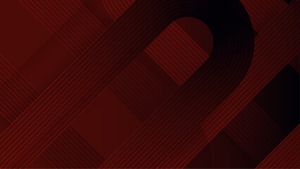 Abstract modern dark brown gradient background with overlapping geometric shapes vector illustration