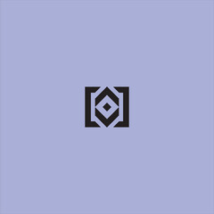 Geometric Diamond Emblem logo design