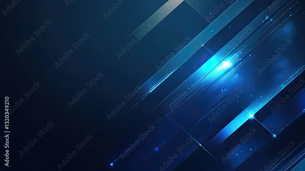 Poster gradient blue technology background with a modern, sleek design and subtle digital glow