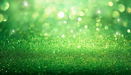 Obraz premium green sparkle abstract background