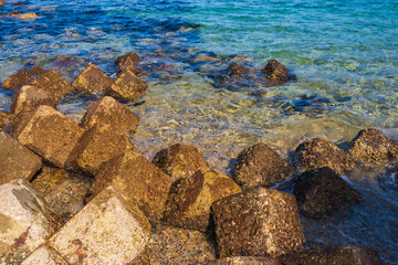 四浦半島の青い海