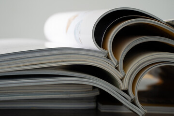 Magazines publication Newspaper and journal books: background and catalog design; article magazine press; newspaper media book knowledge; document advertising datum textbook